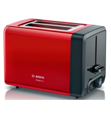 Тостер Bosch TAT4P424 970Вт красный/черный