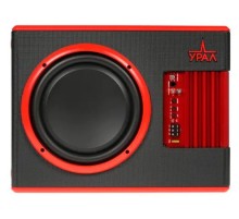 Сабвуфер автомобильный Ural АС-У12А ЧЕРНЫЙ 300Вт активный (30см/12")