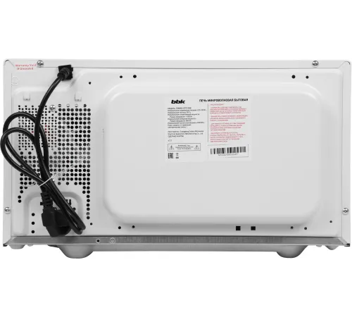 Микроволновая печь BBK 25MWS-970T/WB white (25л, 900Вт, соло, электронное управление) (25MWS-970T/WB) Микроволновая печь BBK 25MWS-970T/WB white (25л, 900Вт, соло, электронное управление) (25MWS-970T/WB)