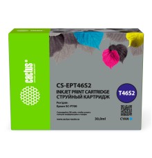 Картридж струйный Cactus CS-EPT46S2 T46S2 голубой (30мл) для Epson SureColor SC-P700