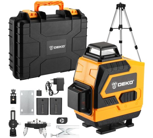 Лазерный уровень Deko DKLL16 & tripod 1 m