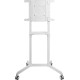 Стойка для телевизора Cactus CS-ST1146WT, 37-70", напольный, мобильный, белый