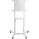 Стойка для телевизора Cactus CS-ST1146WT, 37-70", напольный, мобильный, белый