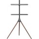 Подставка для телевизора Cactus CS-ST1246BKWN, 45-65", напольный, черный / орех