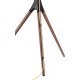Подставка для телевизора Cactus CS-ST1246BKWN, 45-65", напольный, черный / орех
