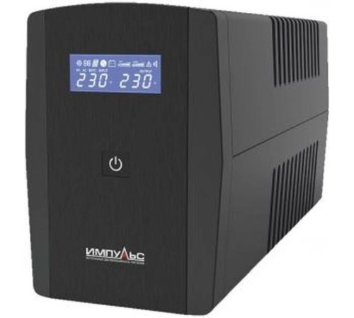 Импульс ИБП Юниор Смарт 800 {800/480 ВА/Вт, LED, IEC-C13x4, USB порт} {JS80102}