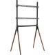 Подставка для телевизора Cactus CS-ST1247BKWN, 49-70", напольный, черный / орех