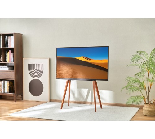 Подставка для телевизора Cactus CS-ST3644BKWN, 43-65", напольный, черный / орех Подставка для телевизора Cactus CS-ST3644BKWN, 43-65", напольный, черный / орех