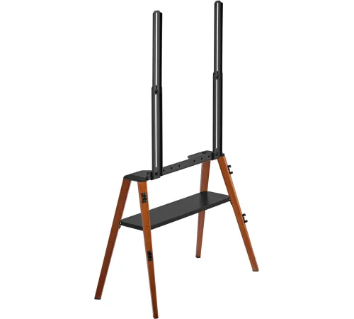 Подставка для телевизора Cactus CS-ST3645BKWN черный/орех 43"-65" макс.40кг напольный Подставка для телевизора Cactus CS-ST3645BKWN черный/орех 43"-65" макс.40кг напольный