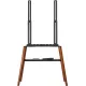 Подставка для телевизора Cactus CS-ST3645BKWN черный/орех 43"-65" макс.40кг напольный