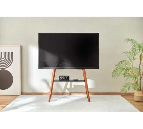 Подставка для телевизора Cactus CS-ST3645BKWN черный/орех 43"-65" макс.40кг напольный Подставка для телевизора Cactus CS-ST3645BKWN черный/орех 43"-65" макс.40кг напольный