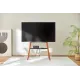 Подставка для телевизора Cactus CS-ST3645BKWN черный/орех 43"-65" макс.40кг напольный