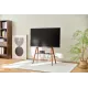 Подставка для телевизора Cactus CS-ST3645BKWN черный/орех 43"-65" макс.40кг напольный