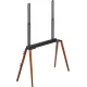 Подставка для телевизора Cactus CS-ST3646BKWN черный/орех 49"-75" макс.40кг напольный
