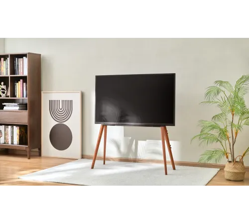 Подставка для телевизора Cactus CS-ST3646BKWN черный/орех 49"-75" макс.40кг напольный Подставка для телевизора Cactus CS-ST3646BKWN черный/орех 49"-75" макс.40кг напольный