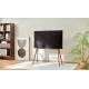 Подставка для телевизора Cactus CS-ST3646BKWN черный/орех 49"-75" макс.40кг напольный