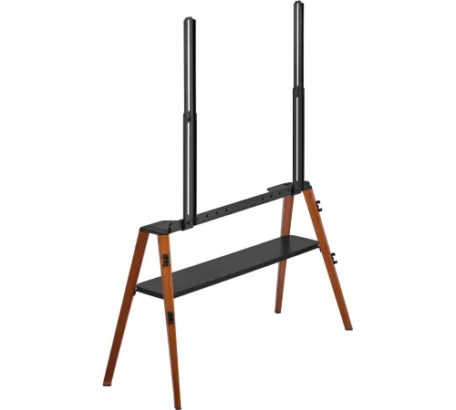 Подставка для телевизора Cactus CS-ST3647BKWN черный/орех 49"-75" макс.40кг напольный Подставка для телевизора Cactus CS-ST3647BKWN черный/орех 49"-75" макс.40кг напольный