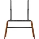 Подставка для телевизора Cactus CS-ST3647BKWN черный/орех 49"-75" макс.40кг напольный