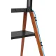 Подставка для телевизора Cactus CS-ST3647BKWN черный/орех 49"-75" макс.40кг напольный
