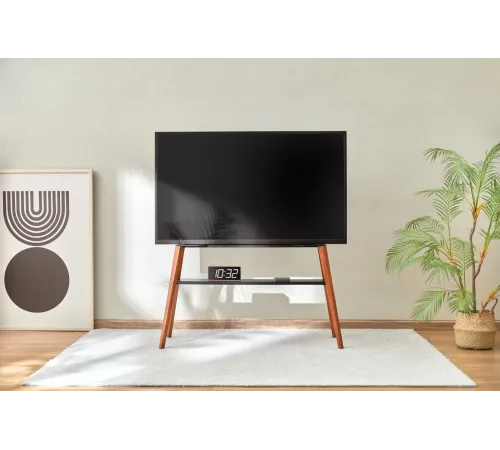 Подставка для телевизора Cactus CS-ST3647BKWN черный/орех 49"-75" макс.40кг напольный Подставка для телевизора Cactus CS-ST3647BKWN черный/орех 49"-75" макс.40кг напольный