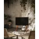 Подставка для телевизора Cactus CS-ST3647BKWN черный/орех 49"-75" макс.40кг напольный