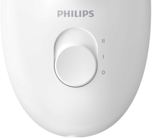 Эпилятор Philips BRE235/00 скор.:2 насад.:1 от электр.сети белый/розовый