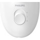 Эпилятор Philips BRE235/00 скор.:2 насад.:1 от электр.сети белый/розовый