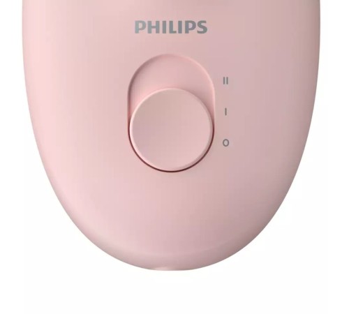 Эпилятор Philips BRE285/00 скор.:2 насад.:5 от электр.сети белый/розовый