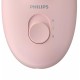 Эпилятор Philips BRE285/00 скор.:2 насад.:5 от электр.сети белый/розовый