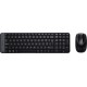 Клавиатура + мышь Logitech MK22 клав:черный мышь:черный USB беспроводная (920-003161)
