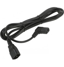 Шнур питания Hyperline PWC-IEC13A-IEC14-3.0-BK C13-С14 проводник.:3x1.0мм2 3м 10А (упак.:1шт) черный