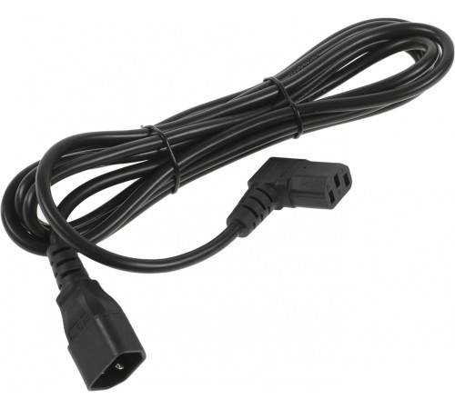 Шнур питания Hyperline PWC-IEC13A-IEC14-3.0-BK C13-С14 проводник.:3x1.0мм2 3м 10А (упак.:1шт) черный