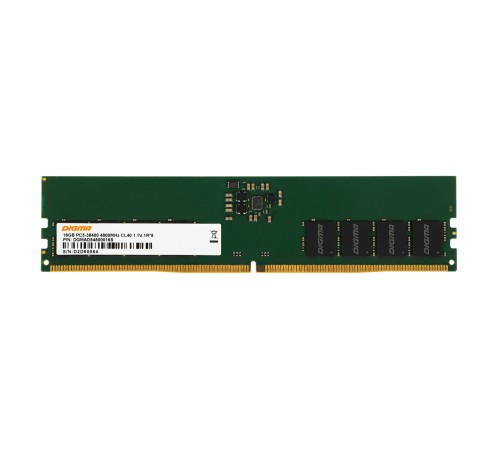 Память DDR5 16Gb 4800MHz Digma DGMAD54800016S RTL PC5-38400 CL40 DIMM 288-pin 1.1В single rank Память DDR5 16Gb 4800MHz Digma DGMAD54800016S RTL PC5-38400 CL40 DIMM 288-pin 1.1В single rank