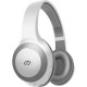 Гарнитура накладные Digma BT-15 белый/серый беспроводные bluetooth оголовье (BT-15W)