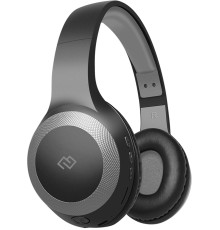 Гарнитура накладные Digma BT-15 черный/серый беспроводные bluetooth оголовье (BT-15BG)