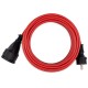 Удлинитель силовой Starwind ST-PS1.20/R-16 3x1.0кв.мм 1розет. 20м ПВС 16A без катушки красный
