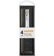 Память DDR3L 4Gb 1600MHz Digma DGMAD31600004S RTL PC3-12800 CL11 DIMM 240-pin 1.35В Низкопрофильная single rank