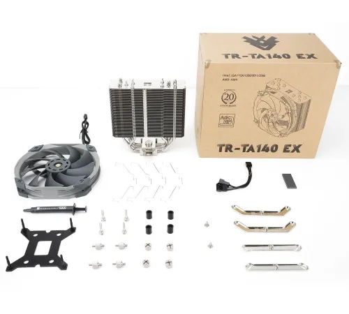 Устройство охлаждения(кулер) Thermalright TA140 EX Soc-AM5/AM4/1151/1200/2066/2011/1700 4-pin 30.2dB Al+Cu 665gr Ret (TA140-EX) Устройство охлаждения(кулер) Thermalright TA140 EX Soc-AM5/AM4/1151/1200/2066/2011/1700 4-pin 30.2dB Al+Cu 665gr Ret (TA140-EX)