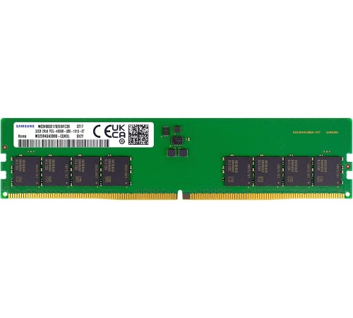 Память DDR5 32Gb 4800MHz Samsung M323R4GA3BB0-CQK RTL PC5-38400 CL40 DIMM 288-pin 1.1В single rank