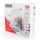 Светильник Gauss Elementary Downlight 5Вт 4000K белый круглый (9100420205)