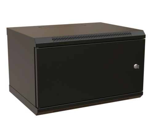 WRline Шкаф настенный 19-дюймовый (19"), 6U, 367х600х600мм, металлическая передняя дверь с замком, две боковые панели, цвет черный (RAL 9004) (разобранный) WRline Шкаф настенный 19-дюймовый (19"), 6U, 367х600х600мм, металлическая передняя дверь с замком, две боковые панели, цвет черный (RAL 9004) (разобранный)
