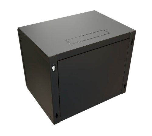 WRline Шкаф настенный 19-дюймовый (19"), 15U, 775х600х450мм, металлическая передняя дверь с замком, две боковые панели, цвет черный (RAL 9004) (разобранный) WRline Шкаф настенный 19-дюймовый (19"), 15U, 775х600х450мм, металлическая передняя дверь с замком, две боковые панели, цвет черный (RAL 9004) (разобранный)