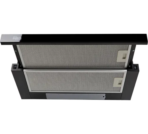 Вытяжка встраиваемая Oasis UV-60G (F) черный управление: кнопочное (1 мотор) Вытяжка встраиваемая Oasis UV-60G (F) черный управление: кнопочное (1 мотор)