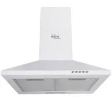 Вытяжка каминная Oasis KB-50W белый управление: кнопочное (1 мотор)