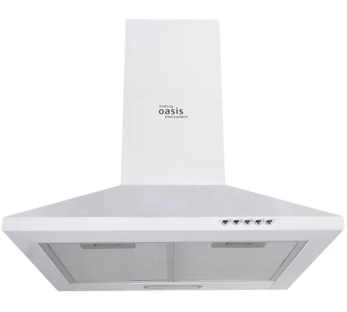 Вытяжка каминная Oasis KB-50W белый управление: кнопочное (1 мотор) Вытяжка каминная Oasis KB-50W белый управление: кнопочное (1 мотор)
