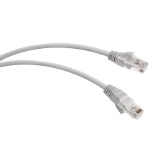 WRline Патч-корд U/UTP, категория 5е, 2xRJ45, неэкранированный, серый, LSZH, 0.5м