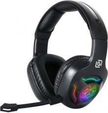 Наушники с микрофоном Оклик HS-L575G черный 1.5м мониторные BT оголовье (1895253)