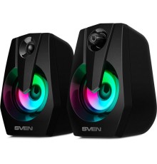 Колонки Sven 370 2.0 черный 6Вт