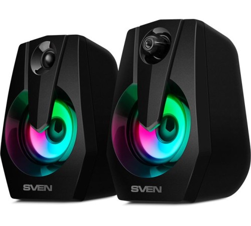 Колонки Sven 370 2.0 черный 6Вт