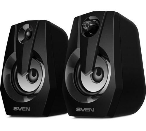 Колонки Sven 370 2.0 черный 6Вт